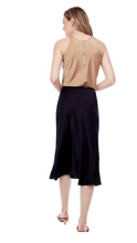 Load image into Gallery viewer, Tyler Madison Satin Skirt 427013TM Black