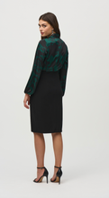 Load image into Gallery viewer, Joseph Ribkoff Silky Paisley Sheath Dress. 244128