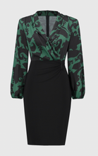 Load image into Gallery viewer, Joseph Ribkoff Silky Paisley Sheath Dress. 244128