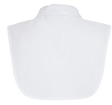 Load image into Gallery viewer, Fransa Fake White Shirt Collar with organza and bead details 20615727