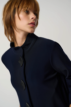 Load image into Gallery viewer, Joseph Ribkoff Trapeze Jacket. 193198NOS Midnight Blue (Navy)