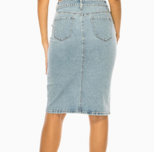 Load image into Gallery viewer, Mined Jean Skirt
