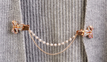 Load image into Gallery viewer, Clip On Rhinestone Brooch/ Sweater Clip BH1208-09G