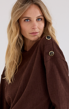 Load image into Gallery viewer, Tramontana Drop Shoulder Sweater C4921601. (Brown)