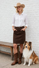 Load image into Gallery viewer, Donna Due Bobby Skirt. 2013   (Brown)
