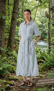 garcia denim dress Garcia Washed Denim V-Neck Relaxed Dit Dress  Ruby 67 Boutique