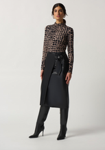 Load image into Gallery viewer, Joseph Ribkoff Faux Leather Skirt
