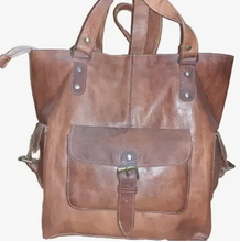 Load image into Gallery viewer, Morrocan Leather Hand/Shoulder Bag
