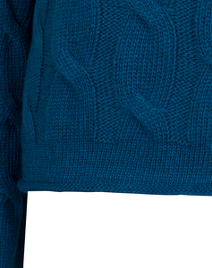 Esqualo Turtle Neck Cabled Sweater