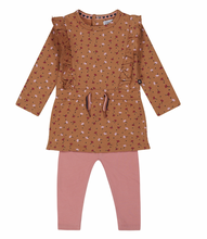 Load image into Gallery viewer, Dirkje Infant Girl Dress/ Legging Set S48345
