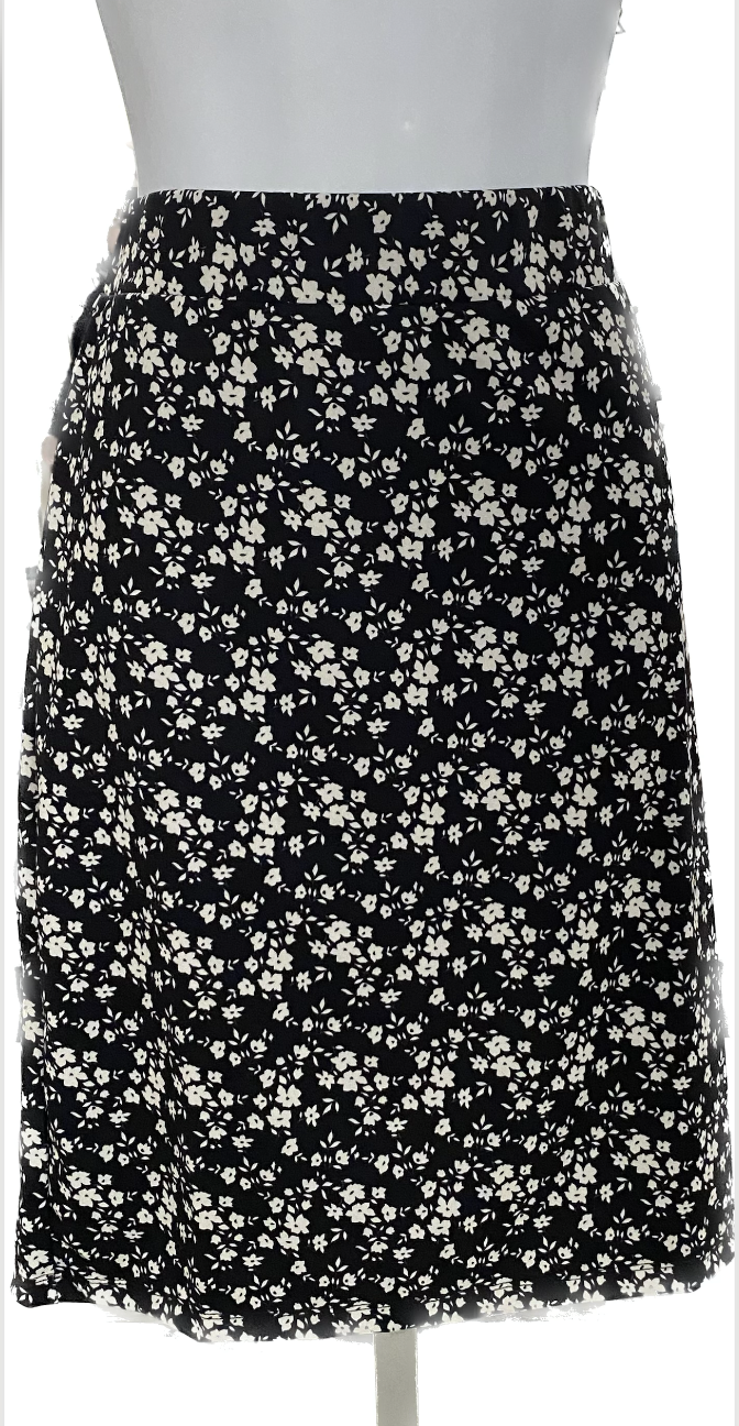Donna Due Basic Lined Skirt/ T44-287-ERC