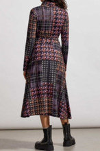 Load image into Gallery viewer, Tribal Turtle Neck Midi Dress W/pockets
