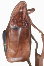 Load image into Gallery viewer, Morrocan Leather Small Backpack
