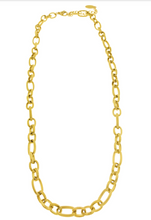 Load image into Gallery viewer, Short Necklace W/Chunky Link and Ridged Finish/ FN2102-G
