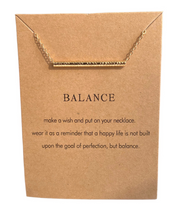 Load image into Gallery viewer, Gold Plated Balance Necklace
