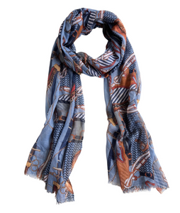 Coco Scarf / Denim Blue