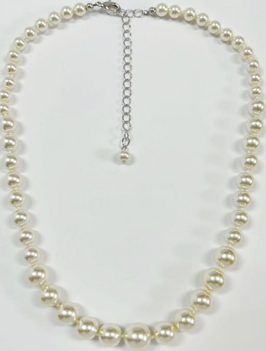 Merx Pearl Necklace. 99-639. Cream