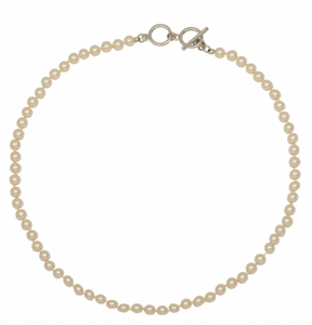 Merx Pearl Necklace/ 99-615 Silver Clasp