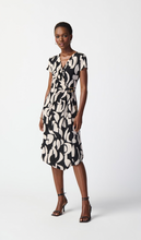 Load image into Gallery viewer, Joseph Ribkoff Abstract Wrap Dress
