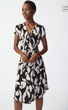Load image into Gallery viewer, Joseph Ribkoff Abstract Wrap Dress
