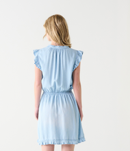 Load image into Gallery viewer, Dex Ruffle Trim Tencel Dress. 2322538 D
