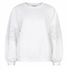 Load image into Gallery viewer, Esqualo Sweatshirt W/ Eyelet Partial Sleeve
