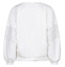 Load image into Gallery viewer, Esqualo Sweatshirt W/ Eyelet Partial Sleeve
