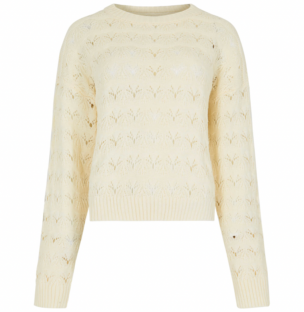 Apricot Open Pointelle Sweater / 838642