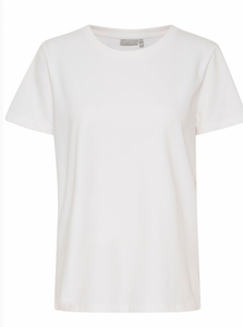 Fransa Zashoulder T Shirt.  20605388, White