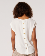 Load image into Gallery viewer, Apricot Lyocell Button Back Tee
