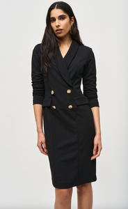 Joseph Ribkoff Scuba Crepe Blazer Dress   243146