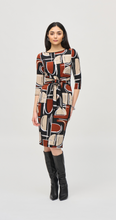 Load image into Gallery viewer, Joseph Ribkoff Abstract Print Sheath Dress  243325
