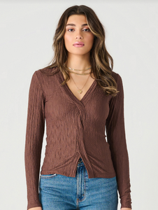 Dex Textured twist Front Top 2424003D