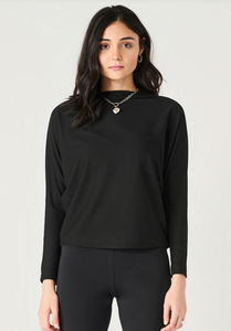 Dex Mock Neck Ribbed Top 2424033