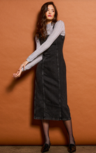 Load image into Gallery viewer, Dex Panelled Denim Midi Dress  2425500
