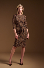 Load image into Gallery viewer, Joseph Ribkoff Animal Print Dress 244254
