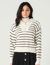 Load image into Gallery viewer, Dex LS Half Zip Textured Sweater  2427248 D
