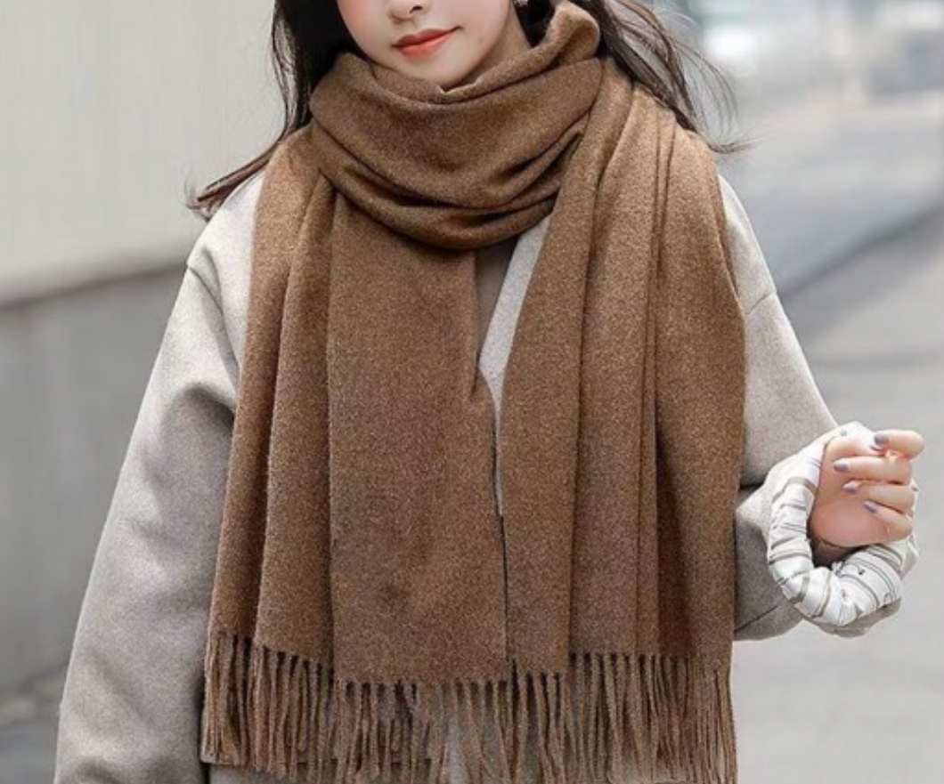 Cashmere Feel Scarf  SF189210BRN