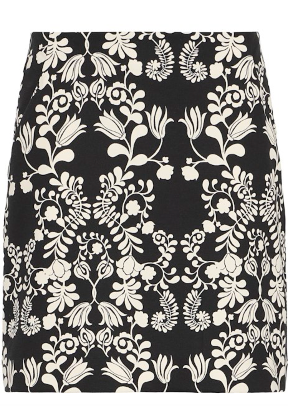 Ichi Kate Print Skirt  20122492