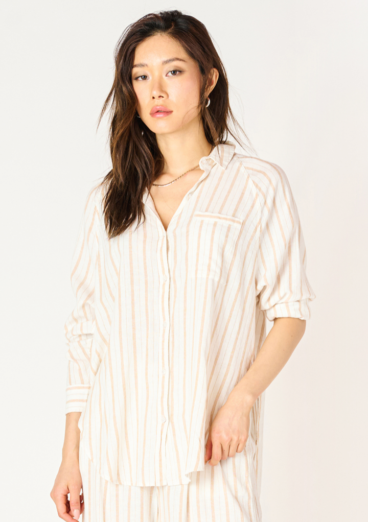 Dex Oversized Button Front Shirt  2523720D