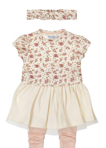 Dirkje Dress/Legging/Headband Set P54302-31