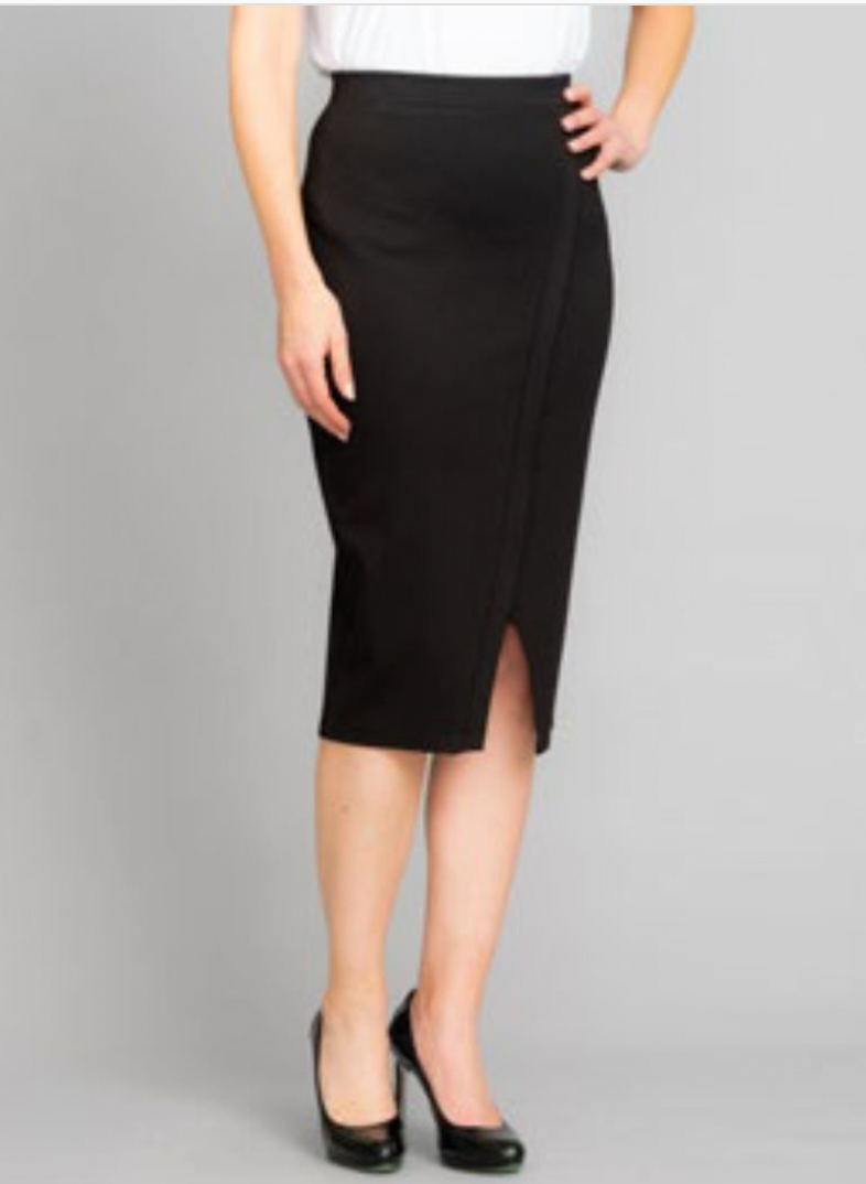 Lasania Wrap Skirt 718  (Black).