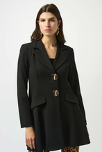 Load image into Gallery viewer, Joseph Ribkoff Scuba Crepe Fit and Flare Coat. 253068
