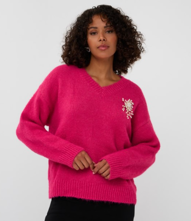 Esqualo Sweater W/ Brooch. F2518501