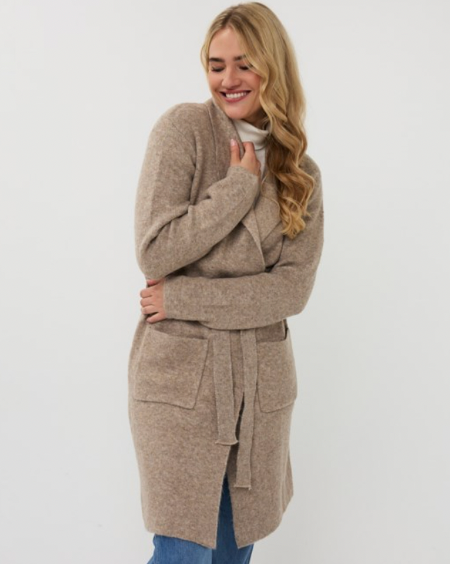 Esqualo Long Cardigan W/Pockets  F2518505