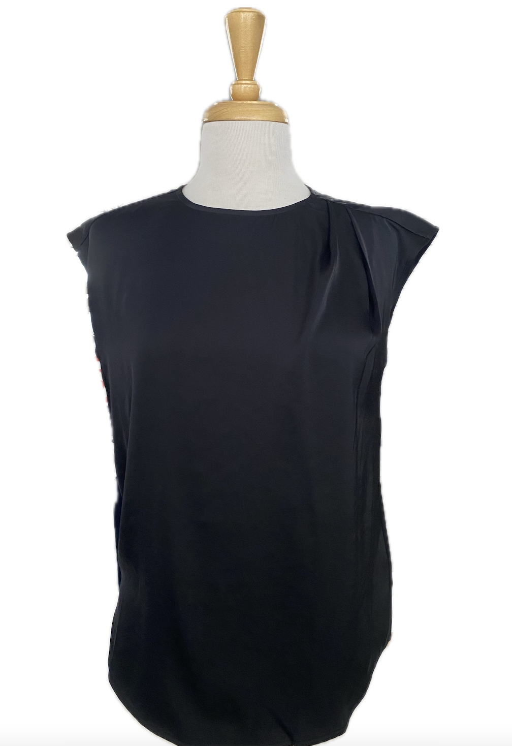 Esqualo Top W/ Gathering, F2510520 (Black)