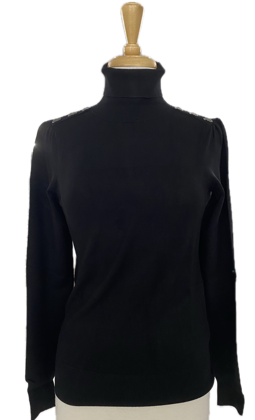 Esqualo Basic Knit Sweater. F2507535. Black