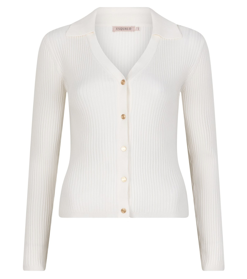 Esqualo Button up Sweater. F25507513. (120)