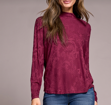 Load image into Gallery viewer, Tribal Mock Neck Top 23600 8328 0009
