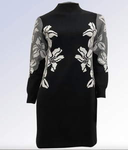 Point Zero Floral Sweater Dress 8567005